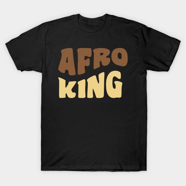 Afro King, Black King, Black Man T-Shirt by UrbanLifeApparel